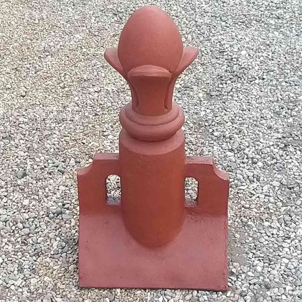 Double arch large 4 leaf ridge finial
