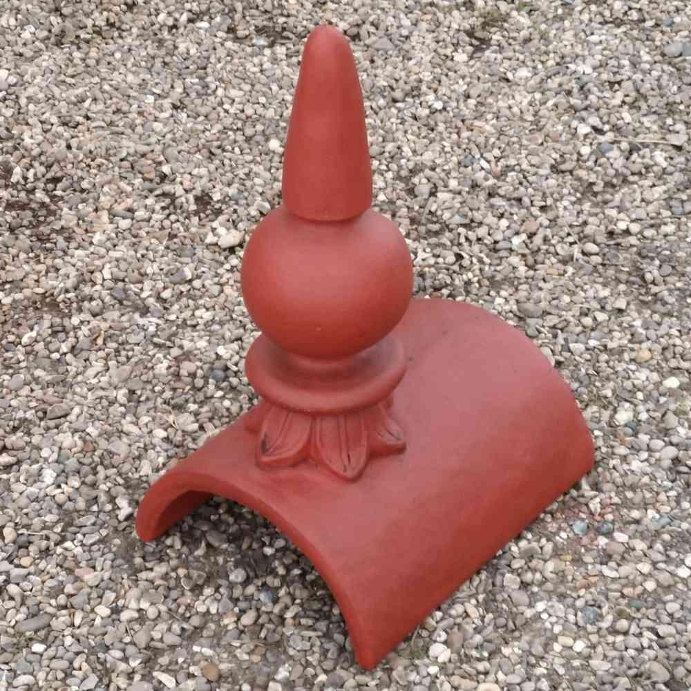 RD half round spike ball ridge finial