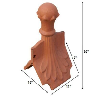 Column old ball roof finial measurements
