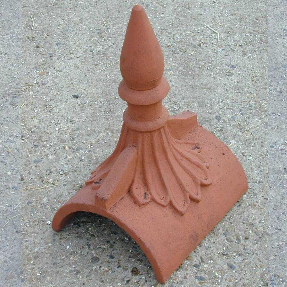 Spike finial half round roof finial