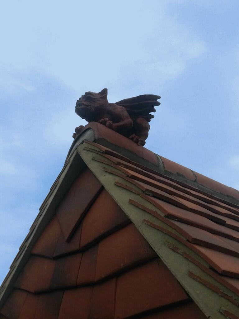 Gargoyle on the roof