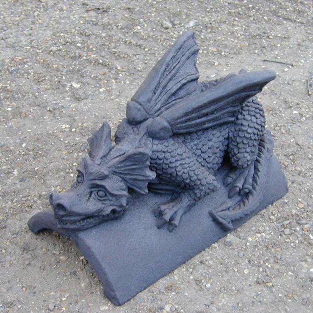 Slate grey finial dragon