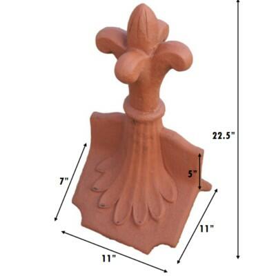 Column old fleur finial measurements