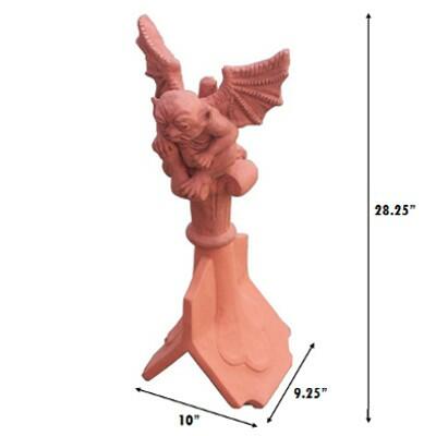 Victorian gargoyle roof finial measurements