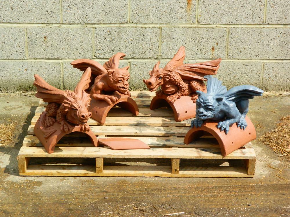Ludowici gargoyle finials
