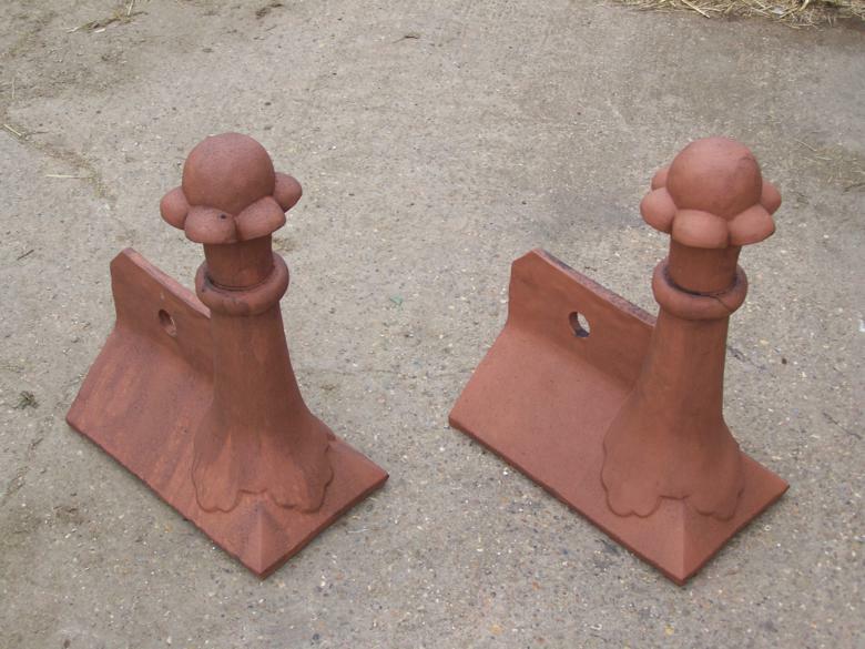 Restored Pitfodels train station roof finial design