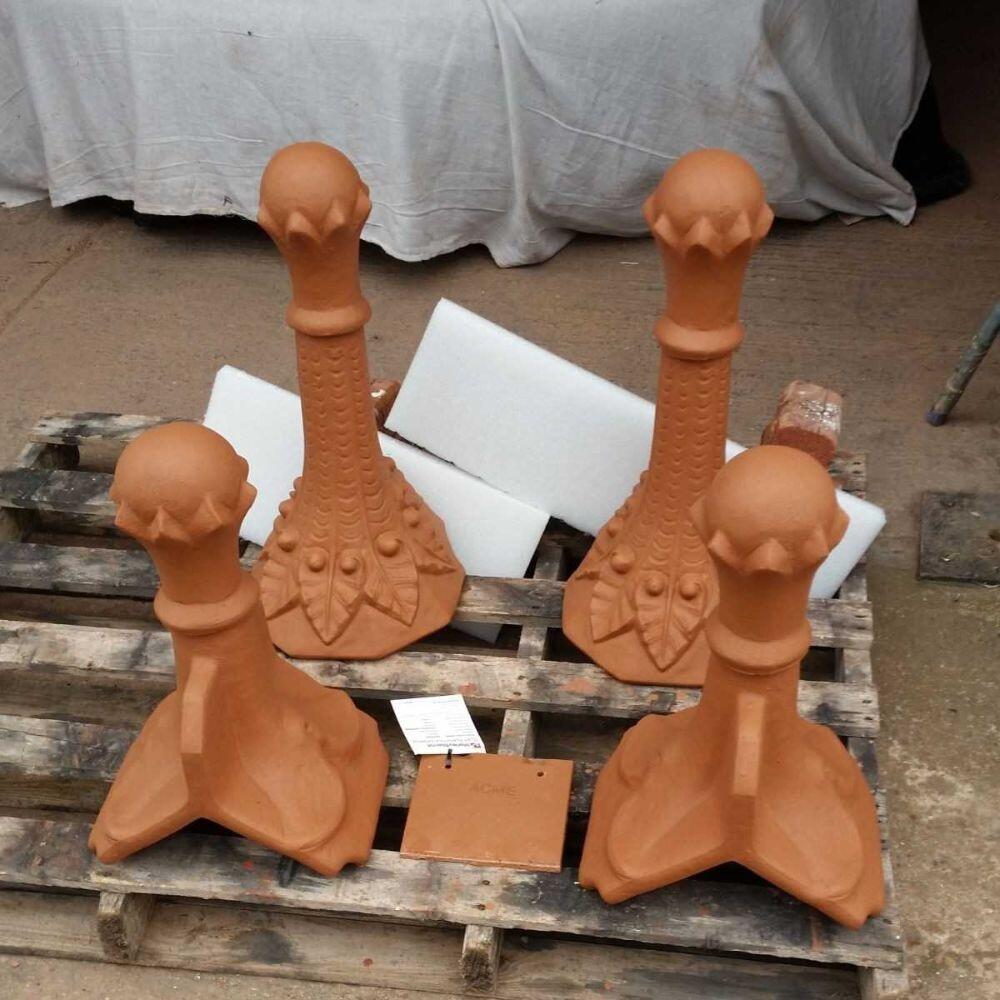 Old style ball grape finials on a pallet