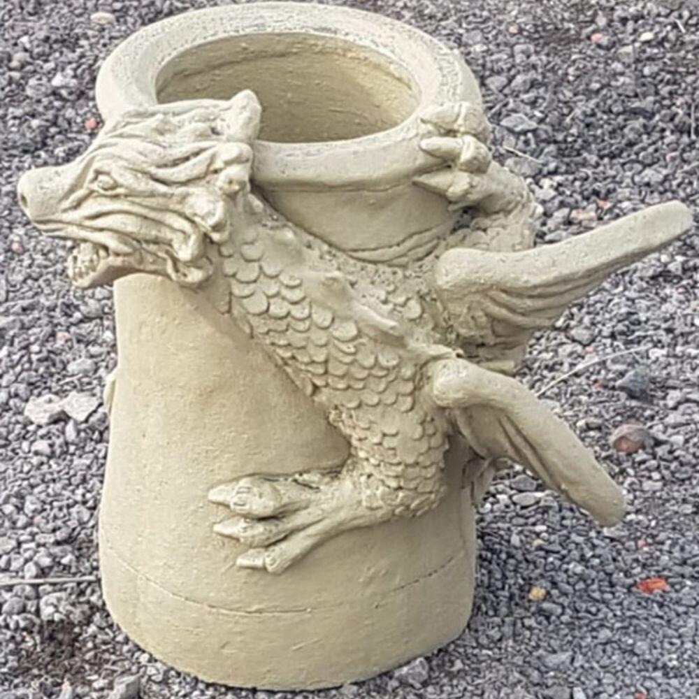 Dragon chimney pot bathstone right