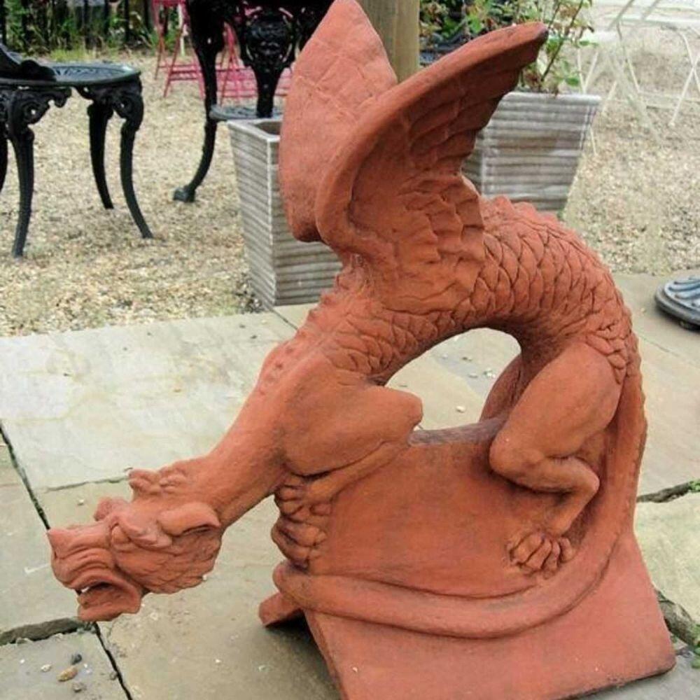 90 degree angled ridge dragon finial