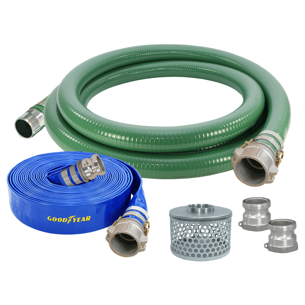 PVC WATER SUCTION HOSE BOXED KIT - Flex Pipe USA