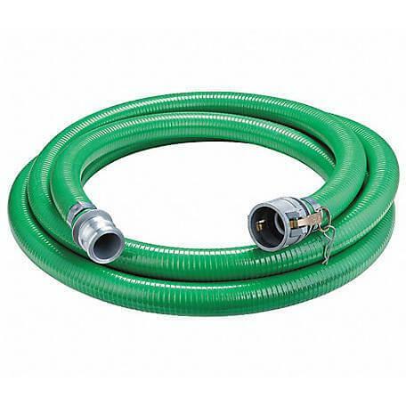 PVC Suction Assembly Green, 3in ID x 20 FT Male X Female (CXE) - Flex Pipe USA