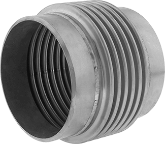 6 in. Stainless Expansion Bellows with Carbon Steel Weld Ends - Flex Pipe USA