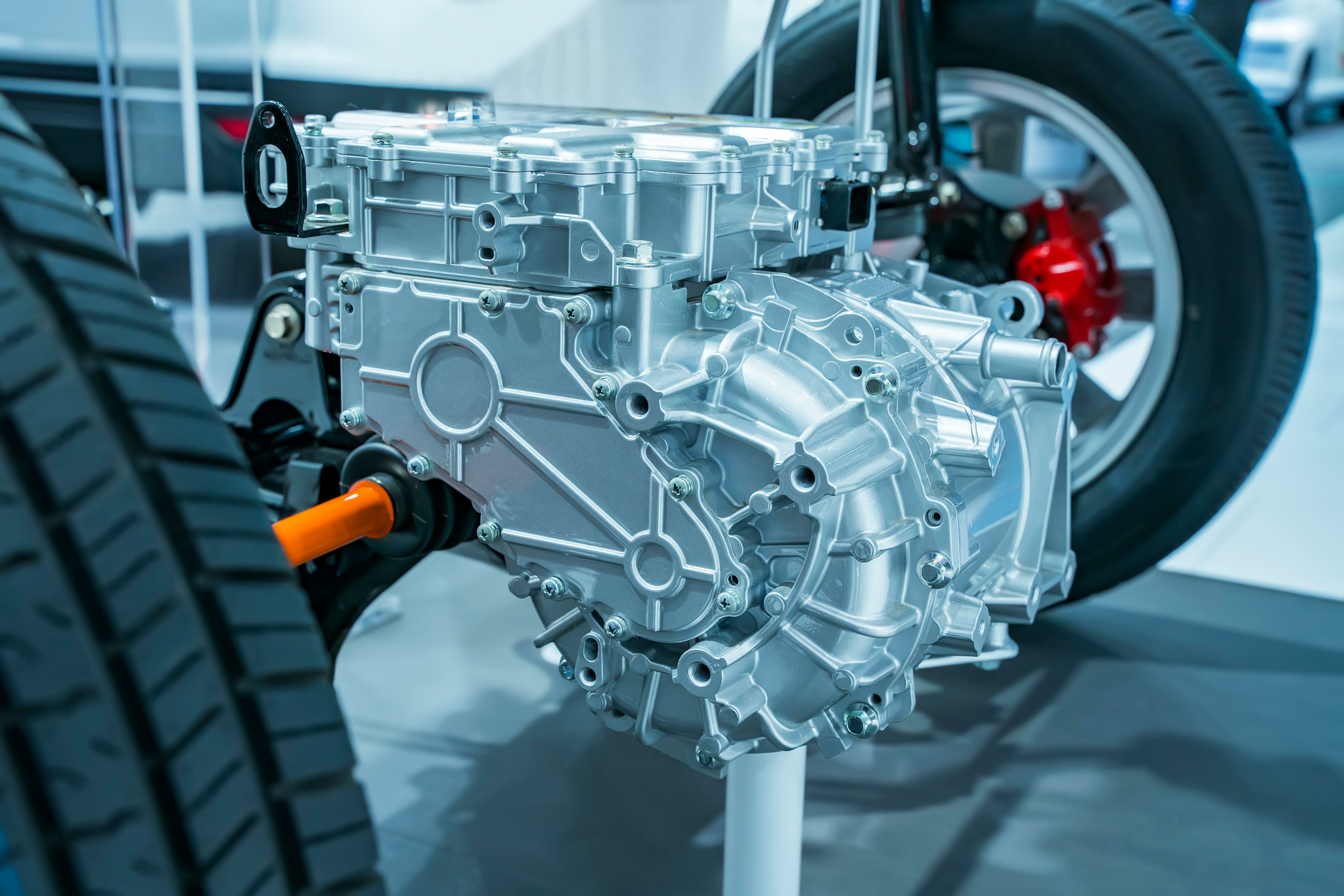 Electric Parts in Car Chassis