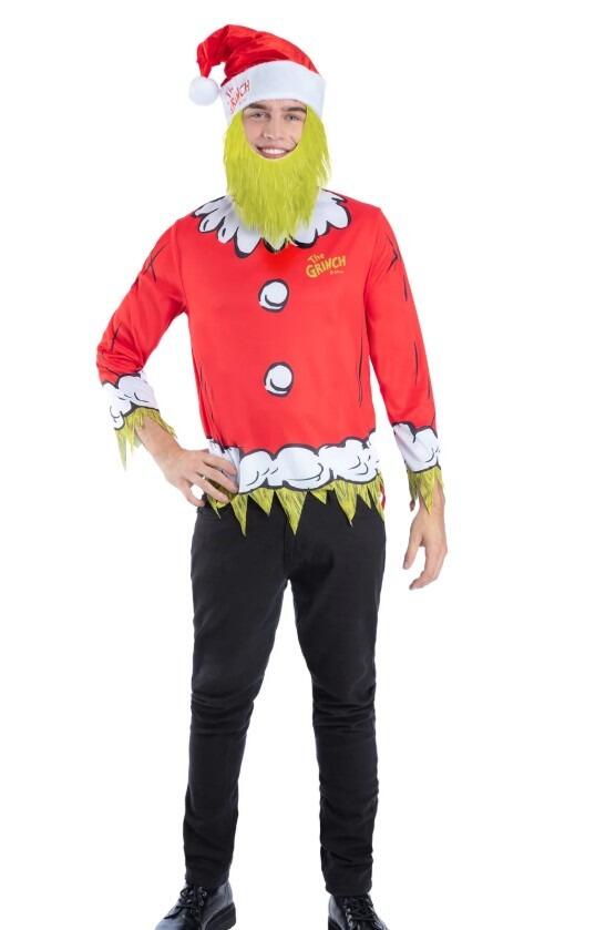 Shop - Dr Seuss The Grinch Santa Kit/Wizard Fancy Dress Shop - Dr Seuss The Grinch Santa Kit/Wizard Fancy Dress