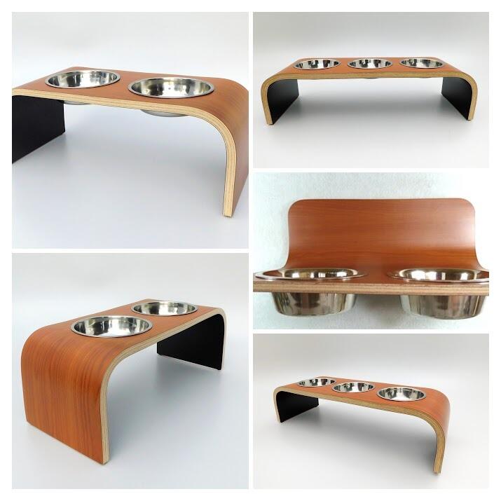 Cherrywood and Black feeders.