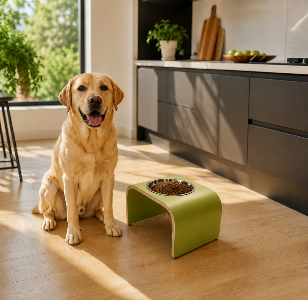 Best Raised Dog Bowl Height for Labradors | Labrador Feeding Guide