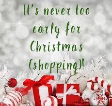 Never to early to start your Christmas shopping especially while we have a sale