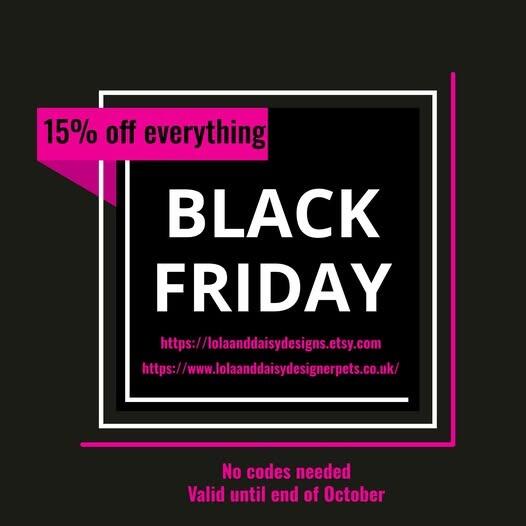 Black Friday 15% off everything