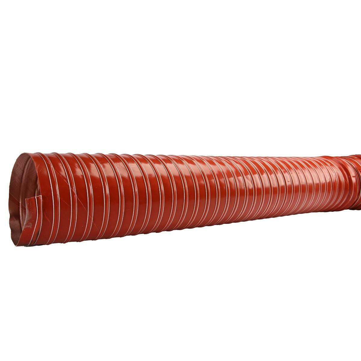 Double Ply High Temp Silicone Flex (4m Length) - Alpha Air Ventilation Supplies