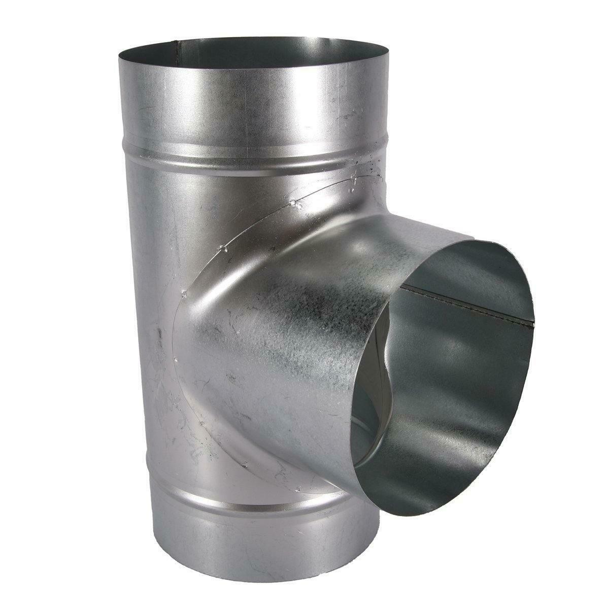 90 Degree T-Piece - Alpha Air Ventilation Supplies