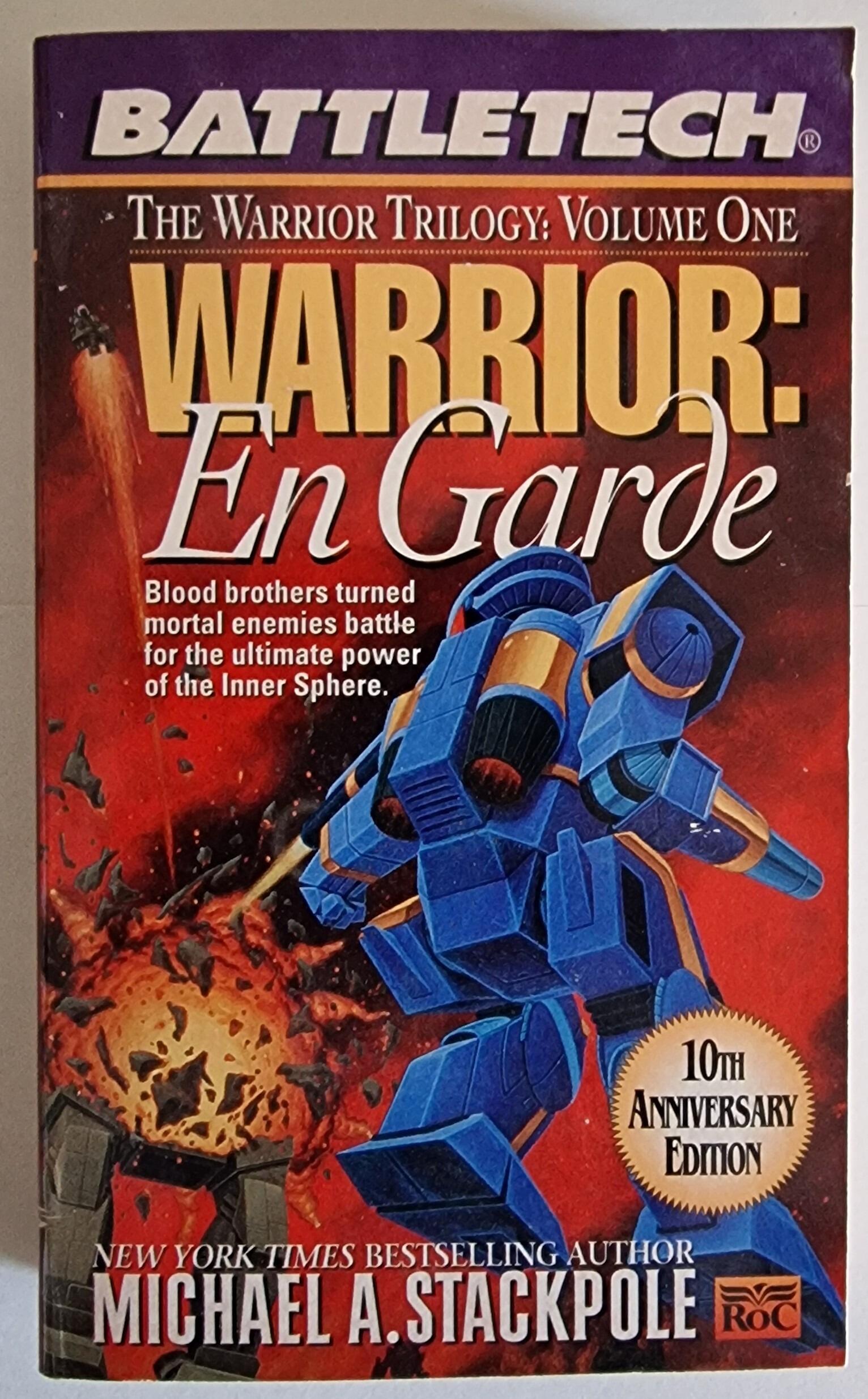 Warrior En Garde 10th Anniversary Edition a Battletech Book by Michael ...