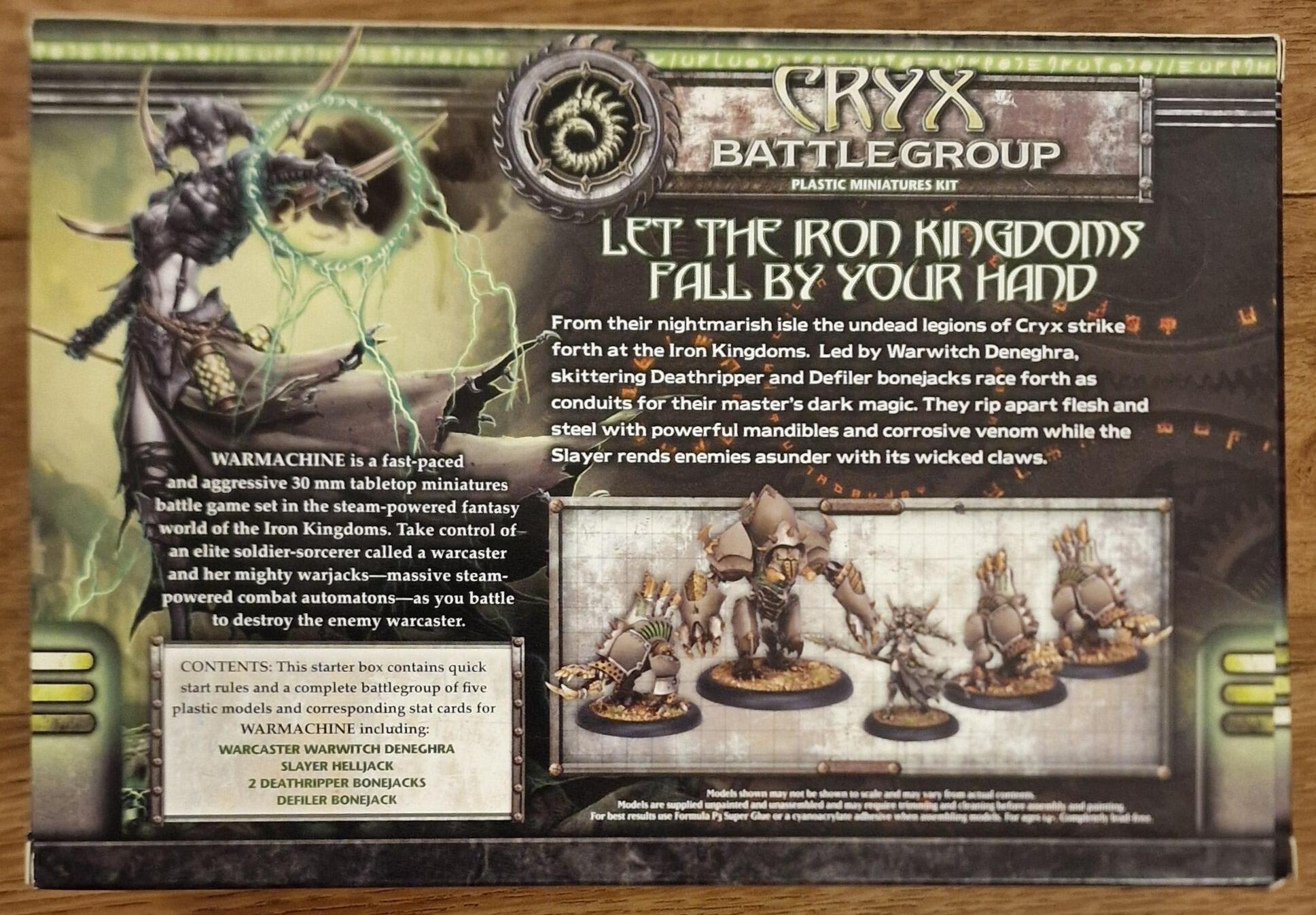 Warmachine Miniature CRYX Battlegroup by Privateer Press