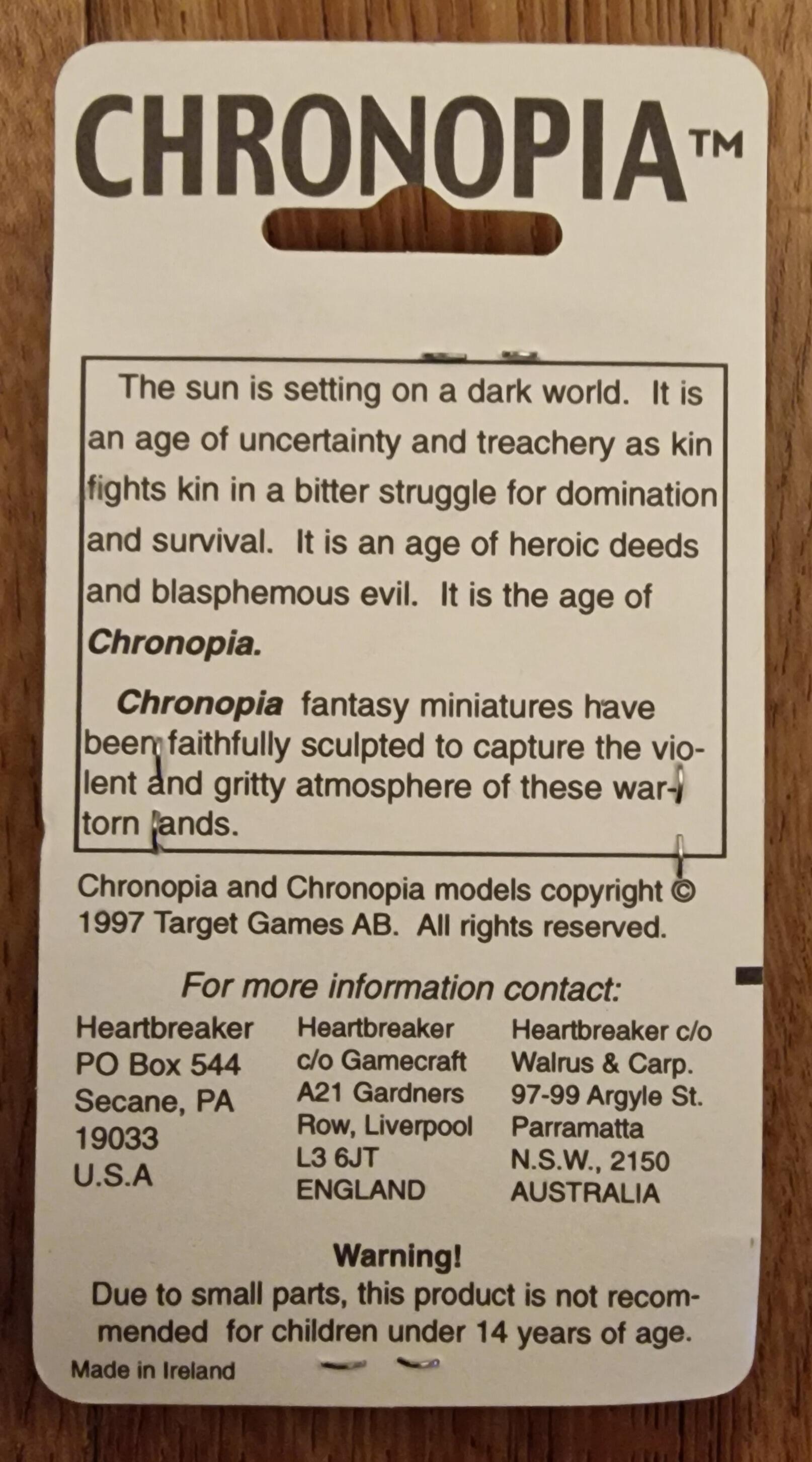 Chronopia First Born Firstborn Mounted Knight for Chronopia 2826 Heartbreaker E1