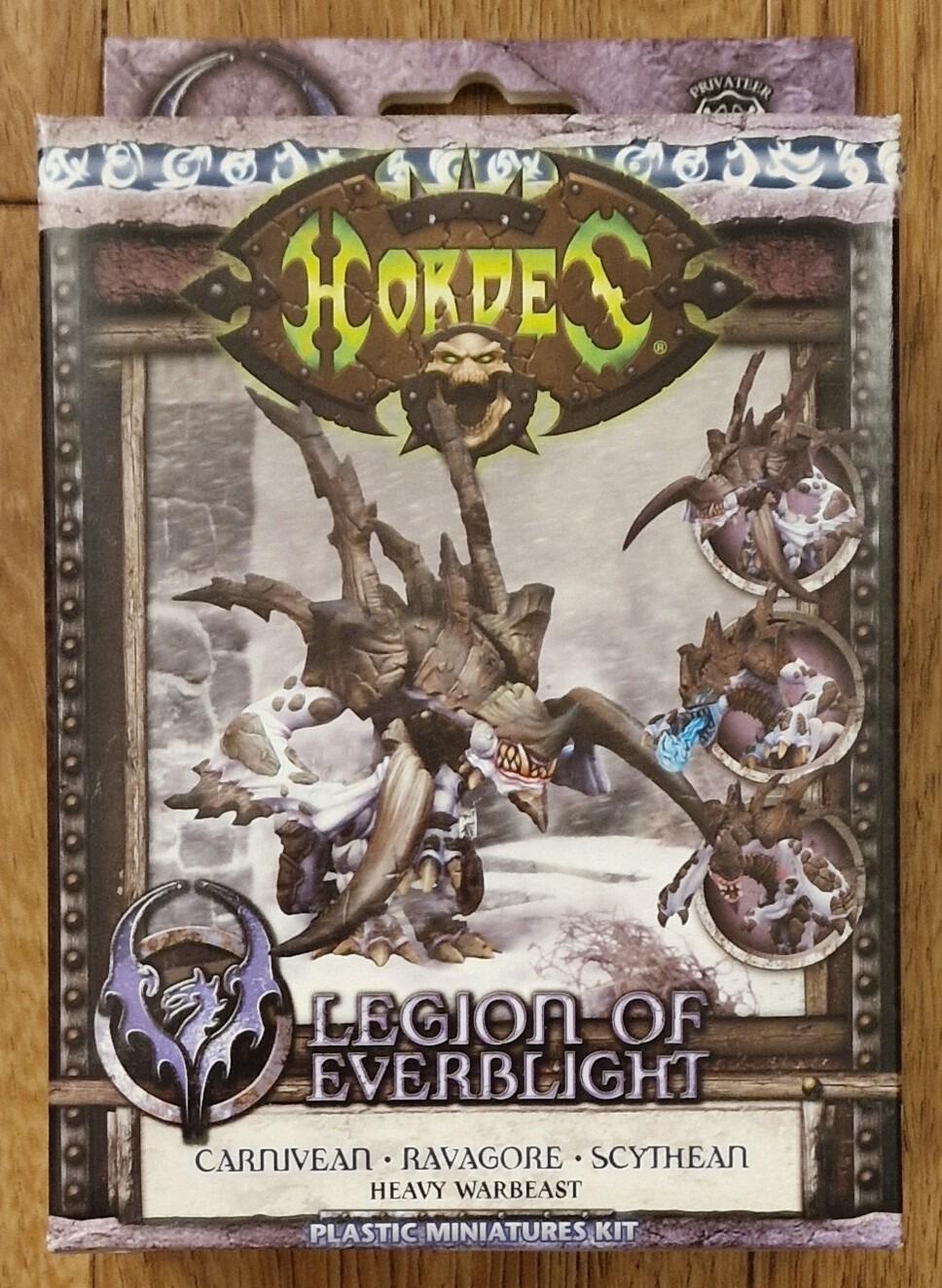 Hordes Miniature Legion of Everblight Carnivean or Ravagore or Scythean ...