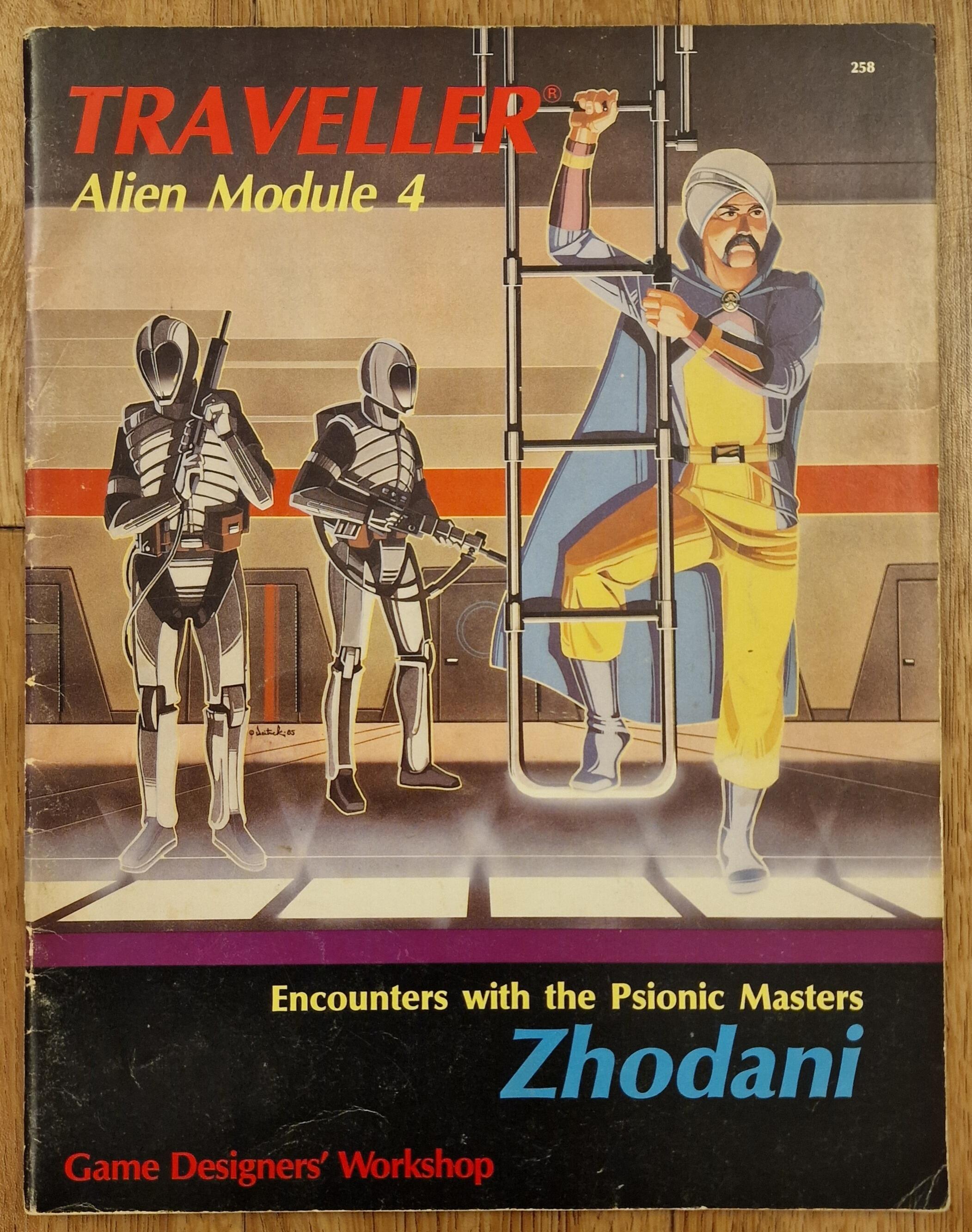 Alien Module 4 Zhodani for Classic Traveller by GDW