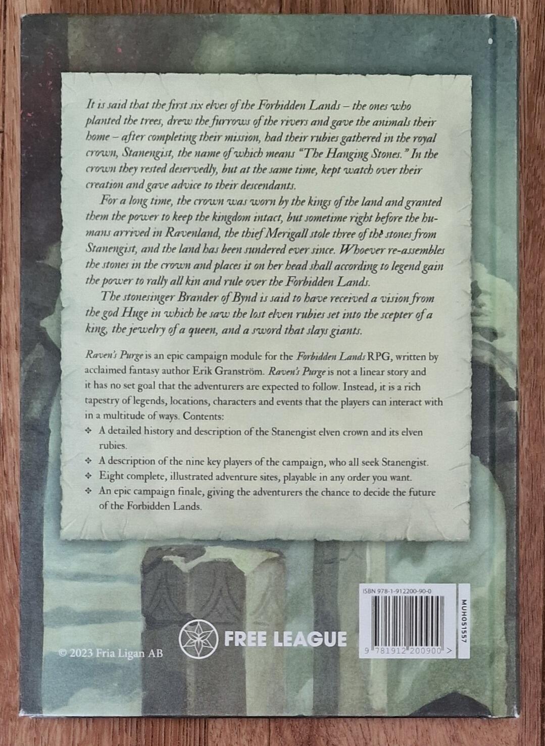 Forbidden Lands Raven's Purge by Free League