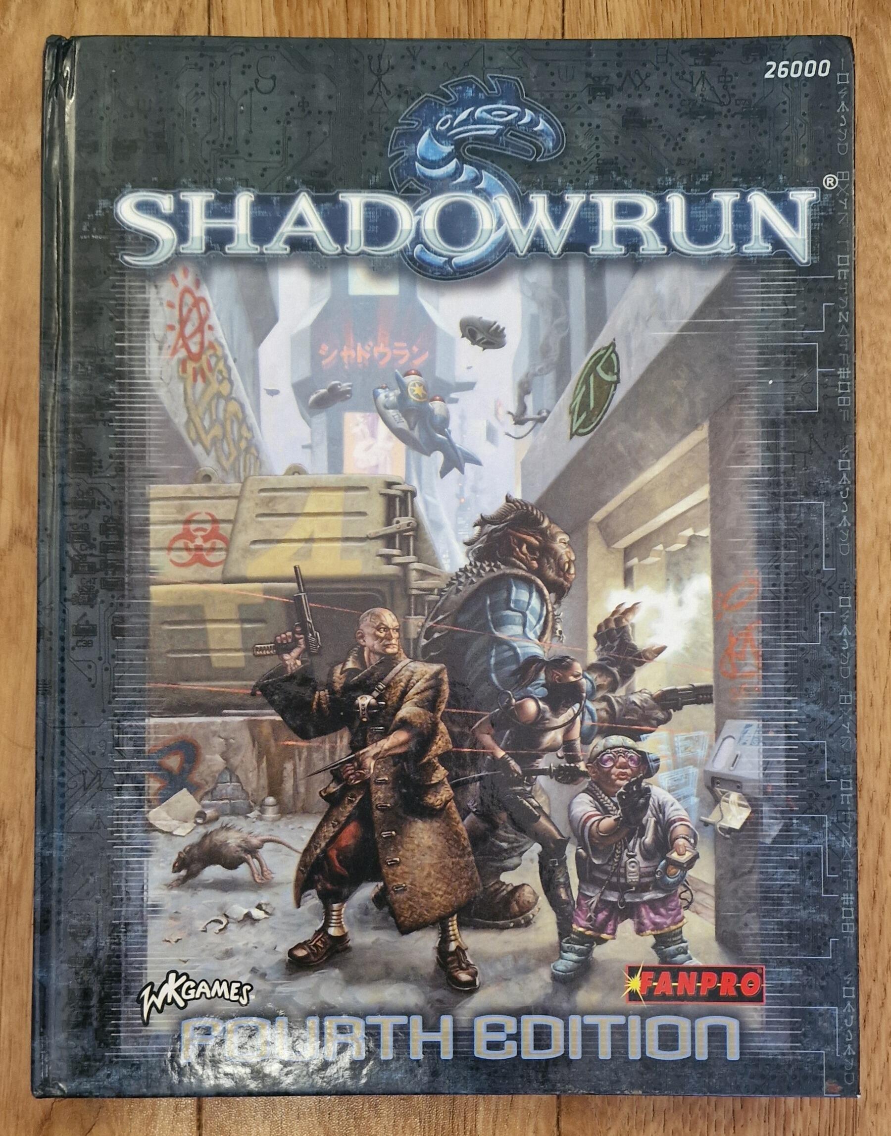 Shadowrun Rulebook 4th edition Hardcover