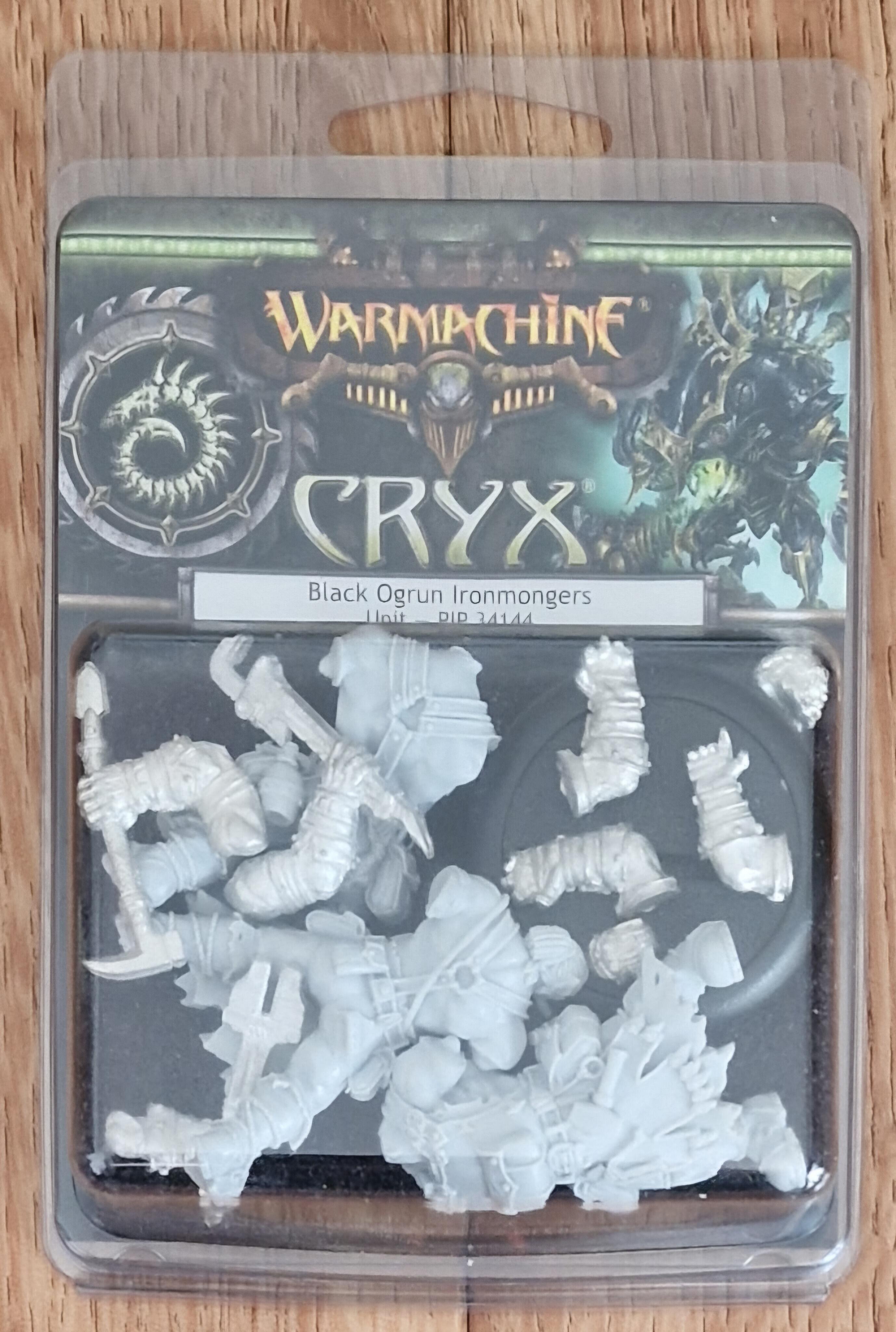 Warmachine Miniature CRYX Black Ogrun Ironmongers by Privateer Press