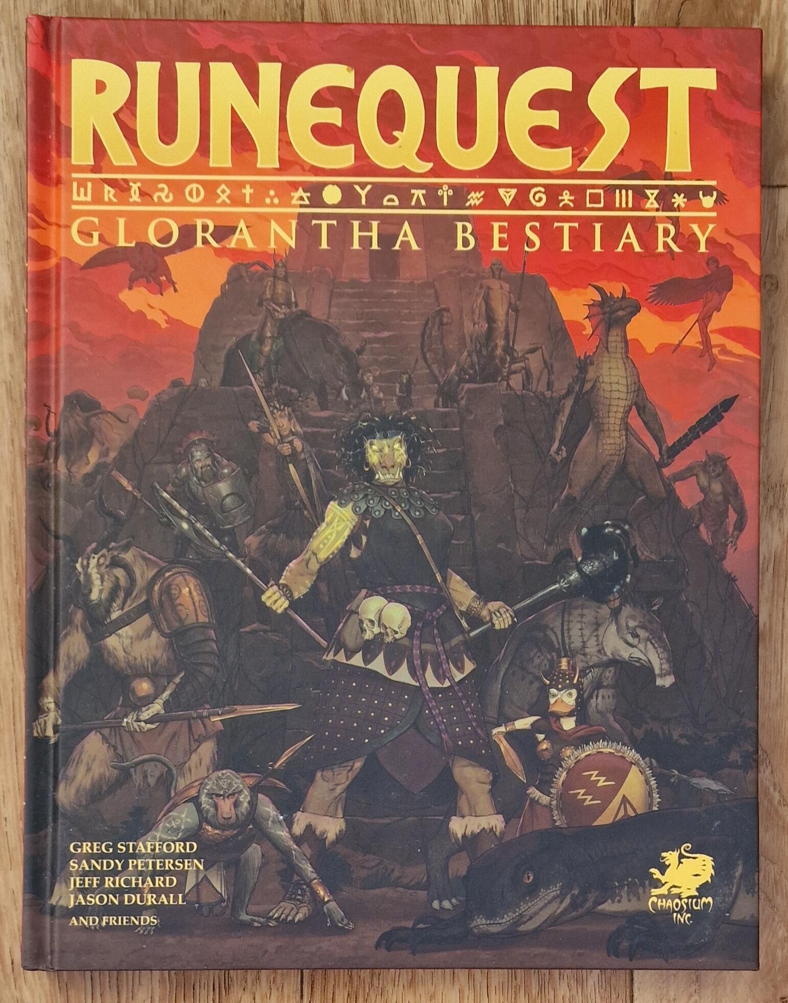 Glorantha Bestiary for Runequest Glorantha by Chaosium