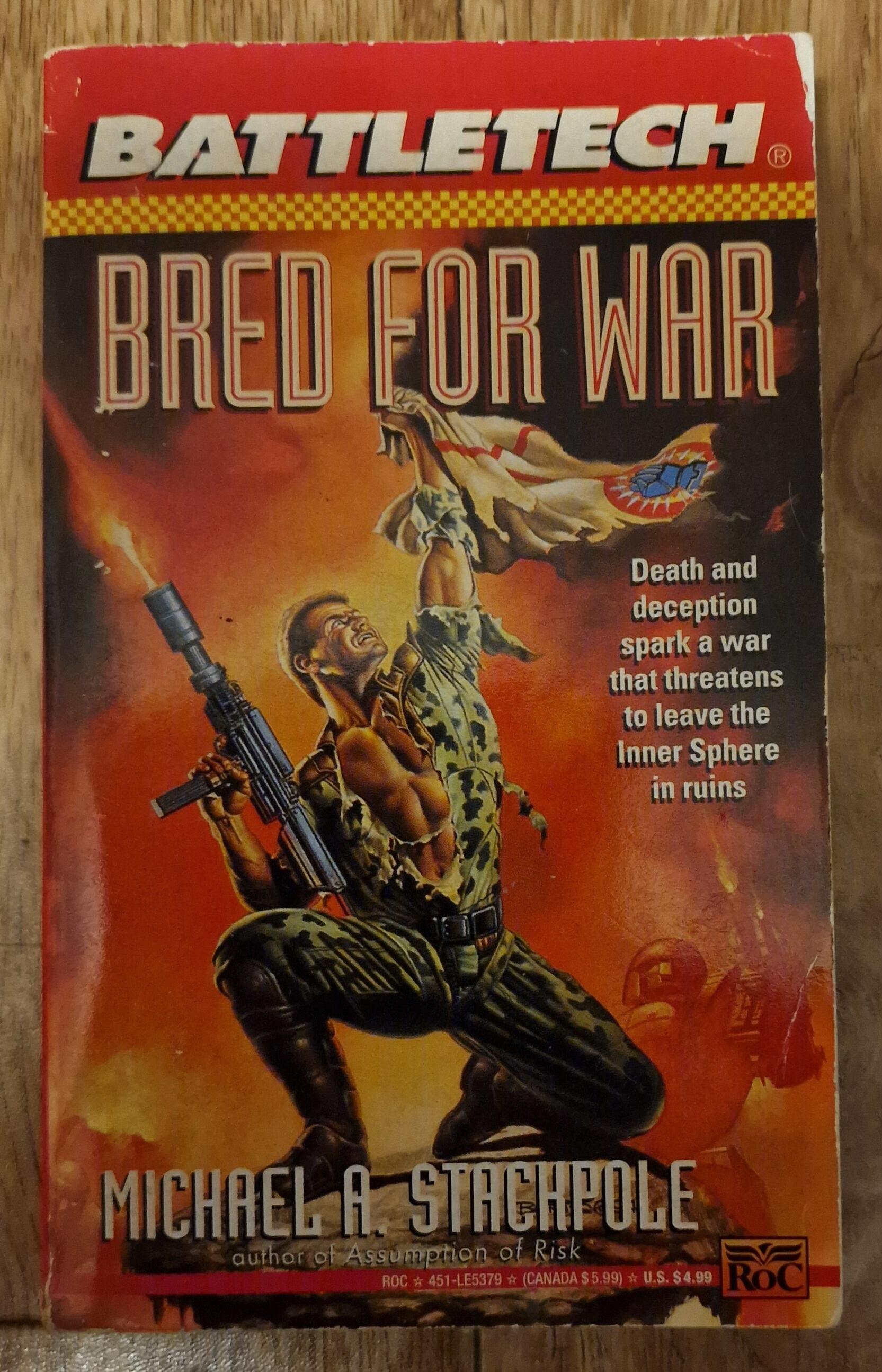 Bred for War a Battletech Mechwarrior Book Novel by Michael Stackpole