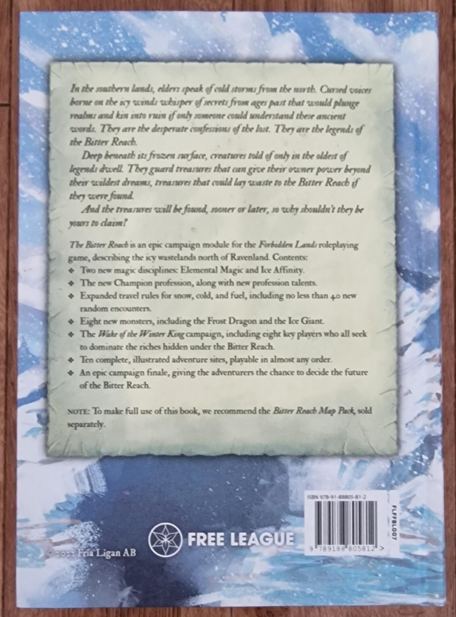 Forbidden Lands The Bitter Reach by Free League