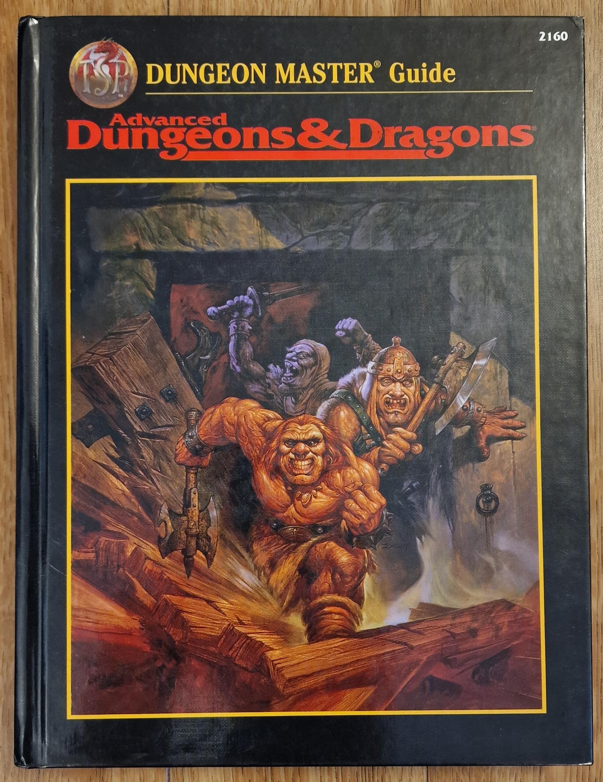 Dungeon Master Guide for Advanced Dungeons & Dragons 2nd Revised ed by ...