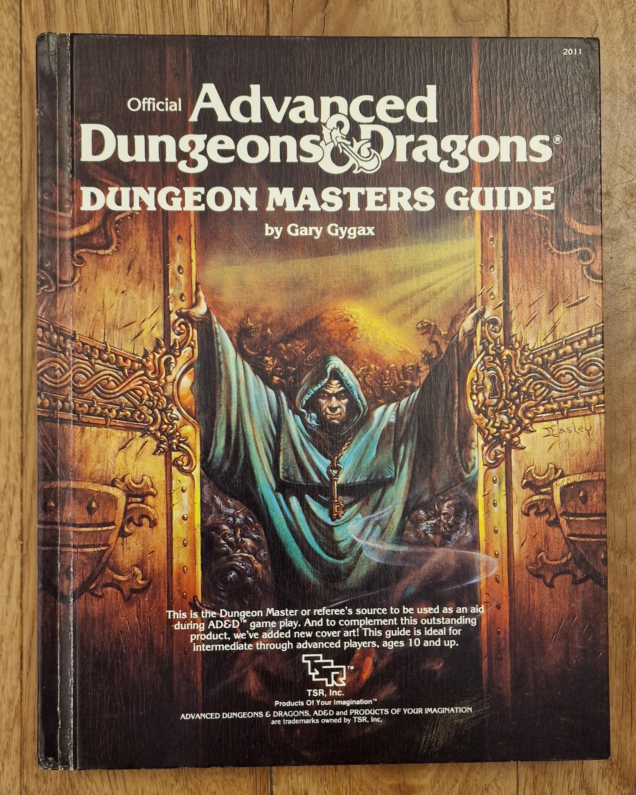 Advanced Dungeons & Dragons Dungeon Masters Guide for 1st ed edition ...