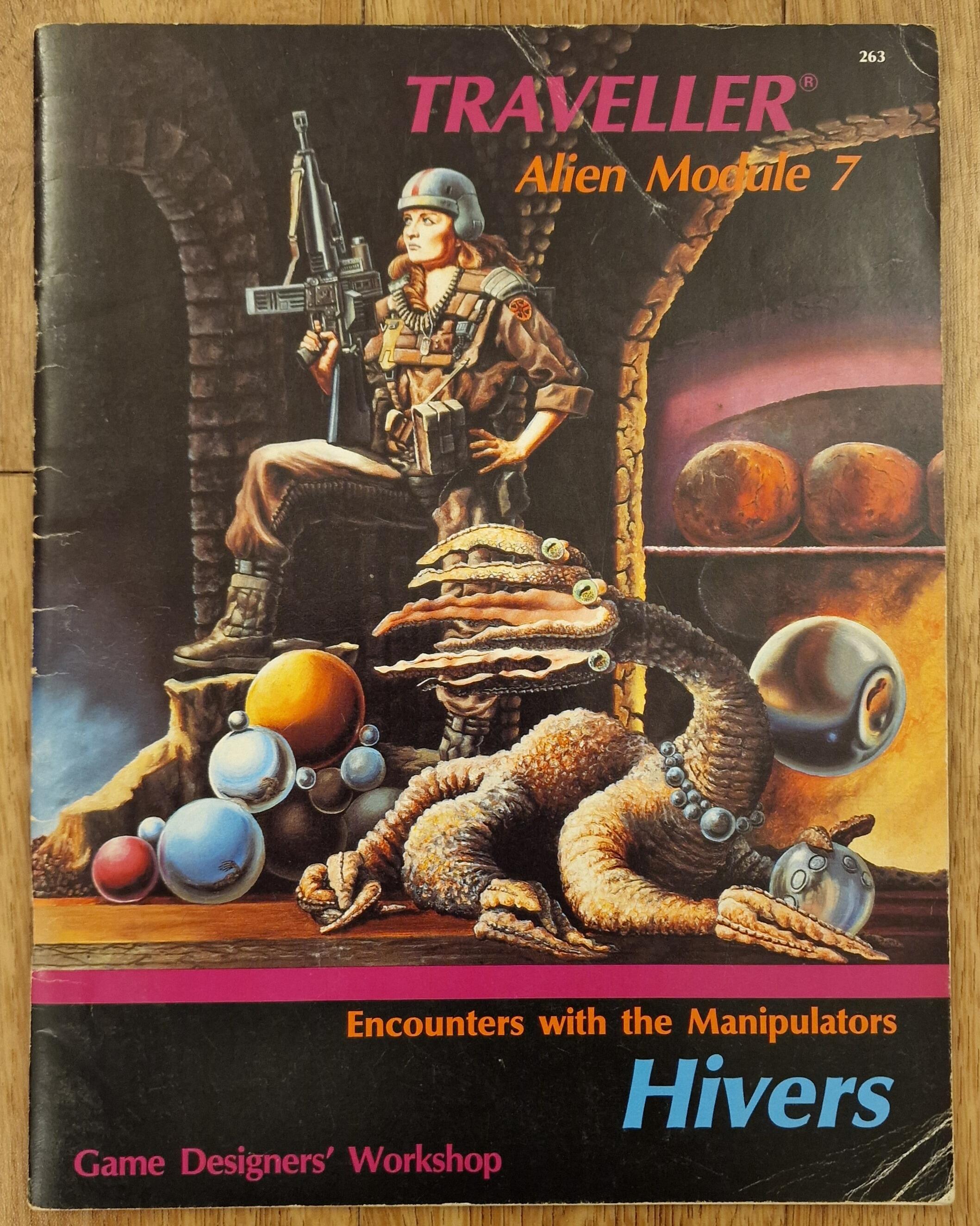 Alien Module 7 Hivers for Classic Traveller by GDW