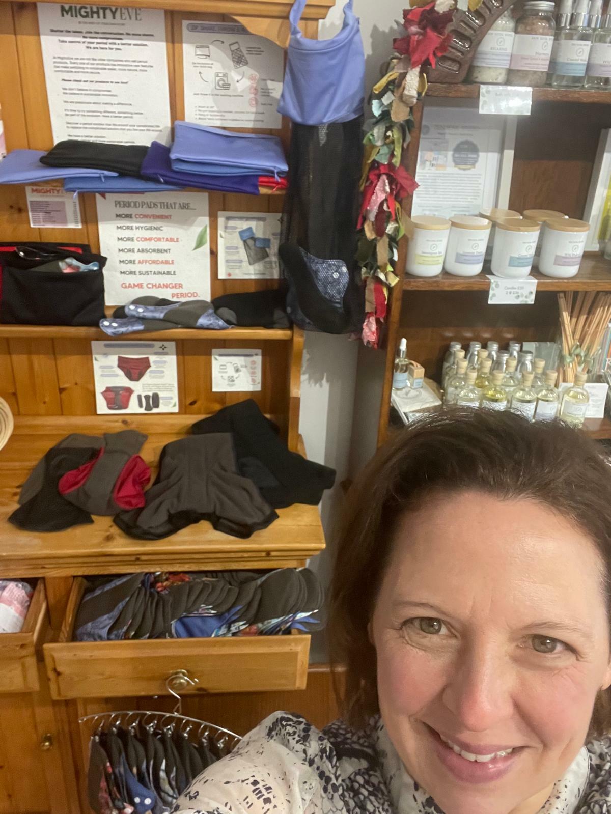 MIghty Eve Period Shorts and Pants at Jefferson Eco St Albans