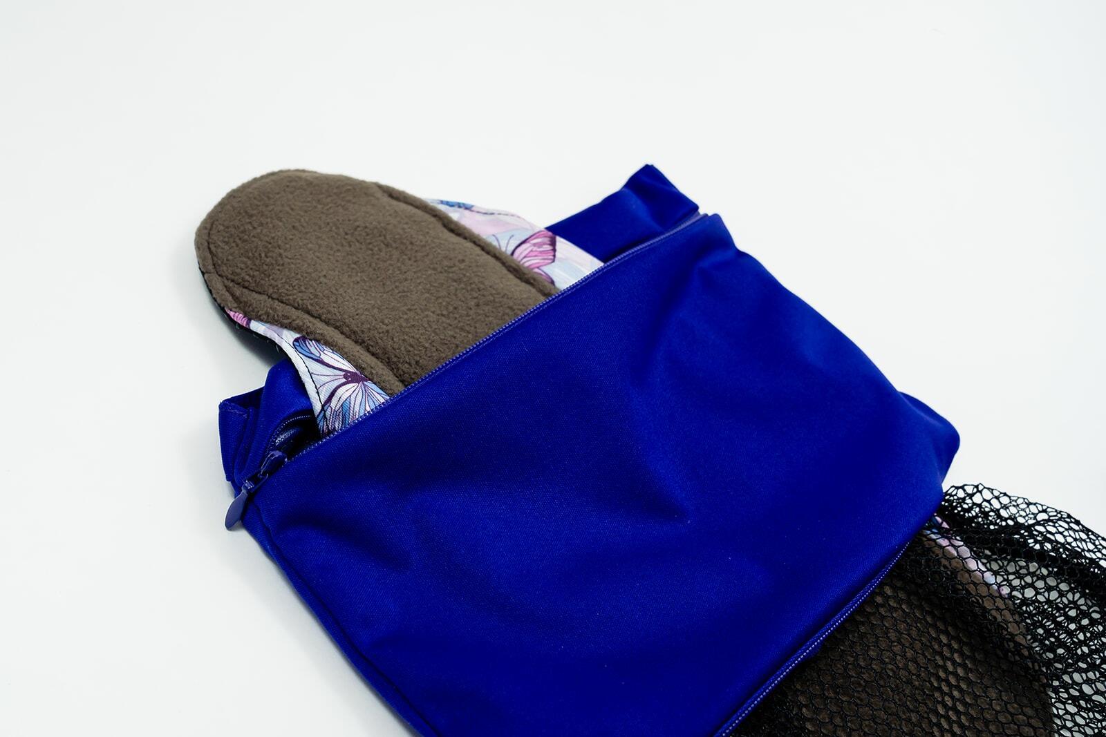 MightyEve wash clutch bag purple