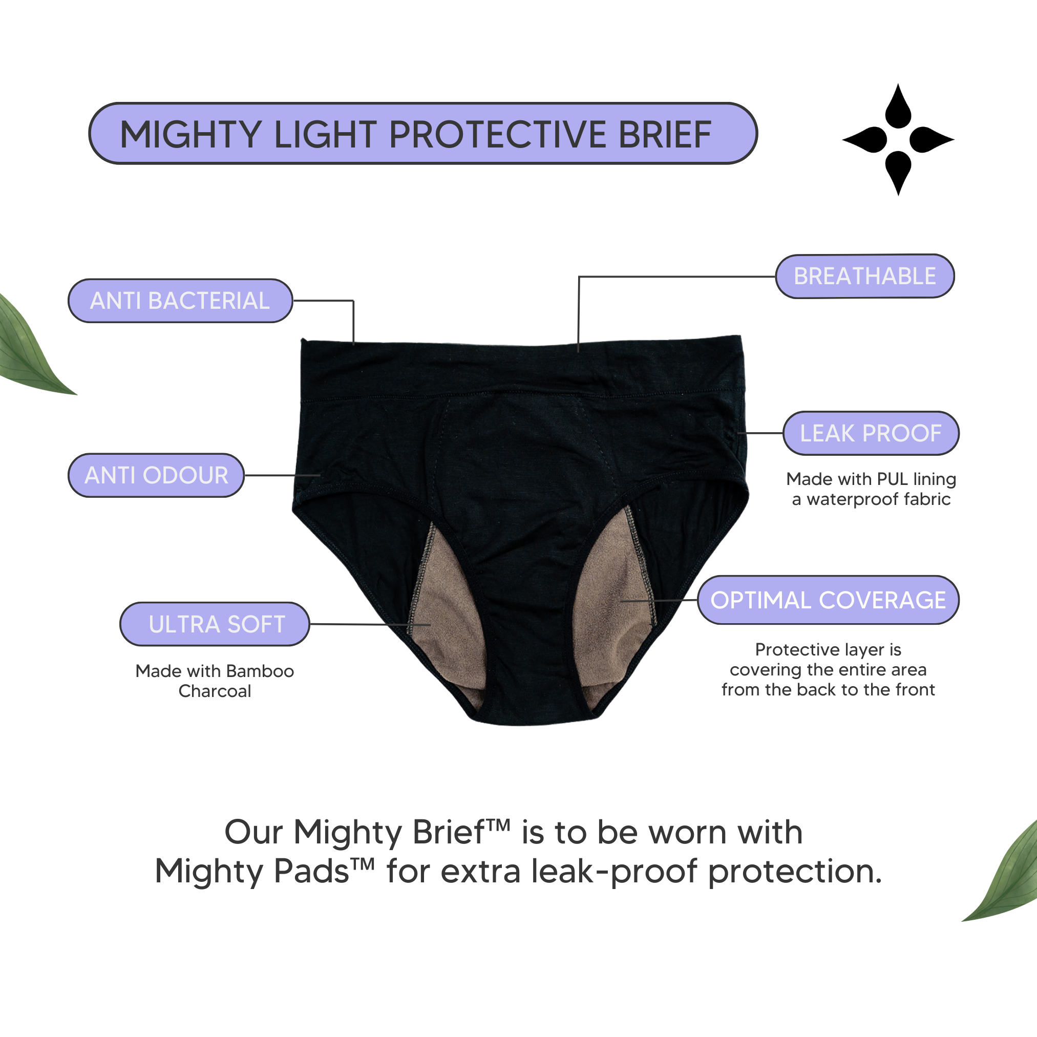MightyEve protective menstruation pants