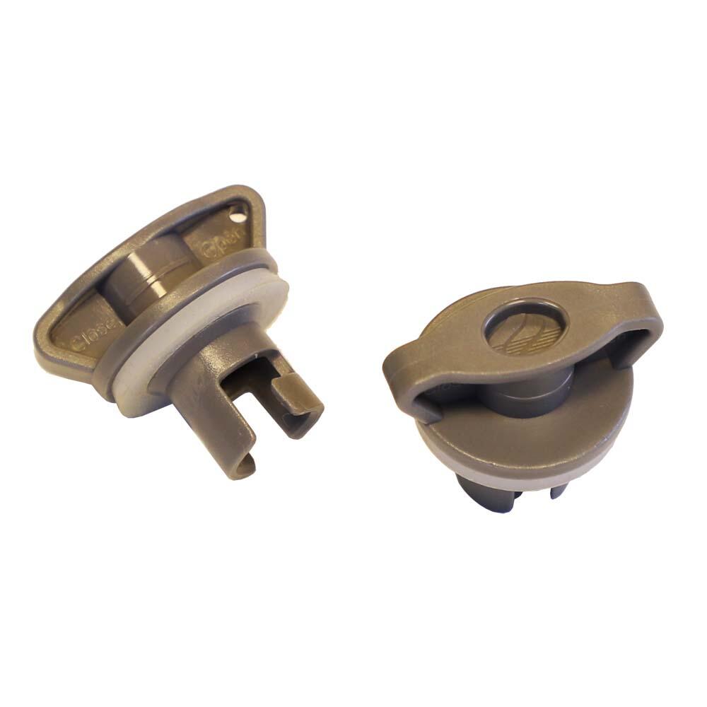 AirSpeed Grey Locking Valve Cap - (Pack of 2) - VP001 - 1