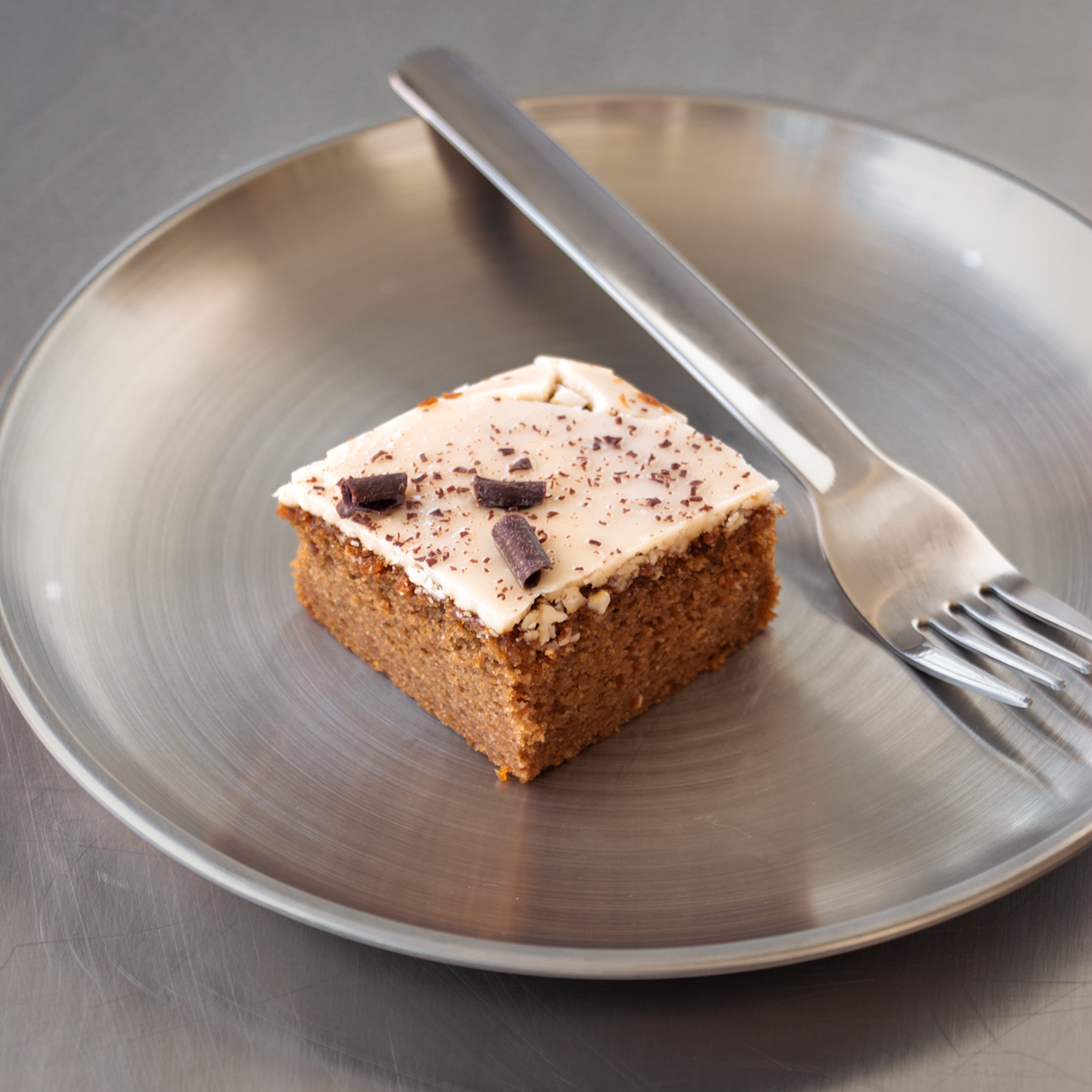 Caramel Cake - Slice on plate