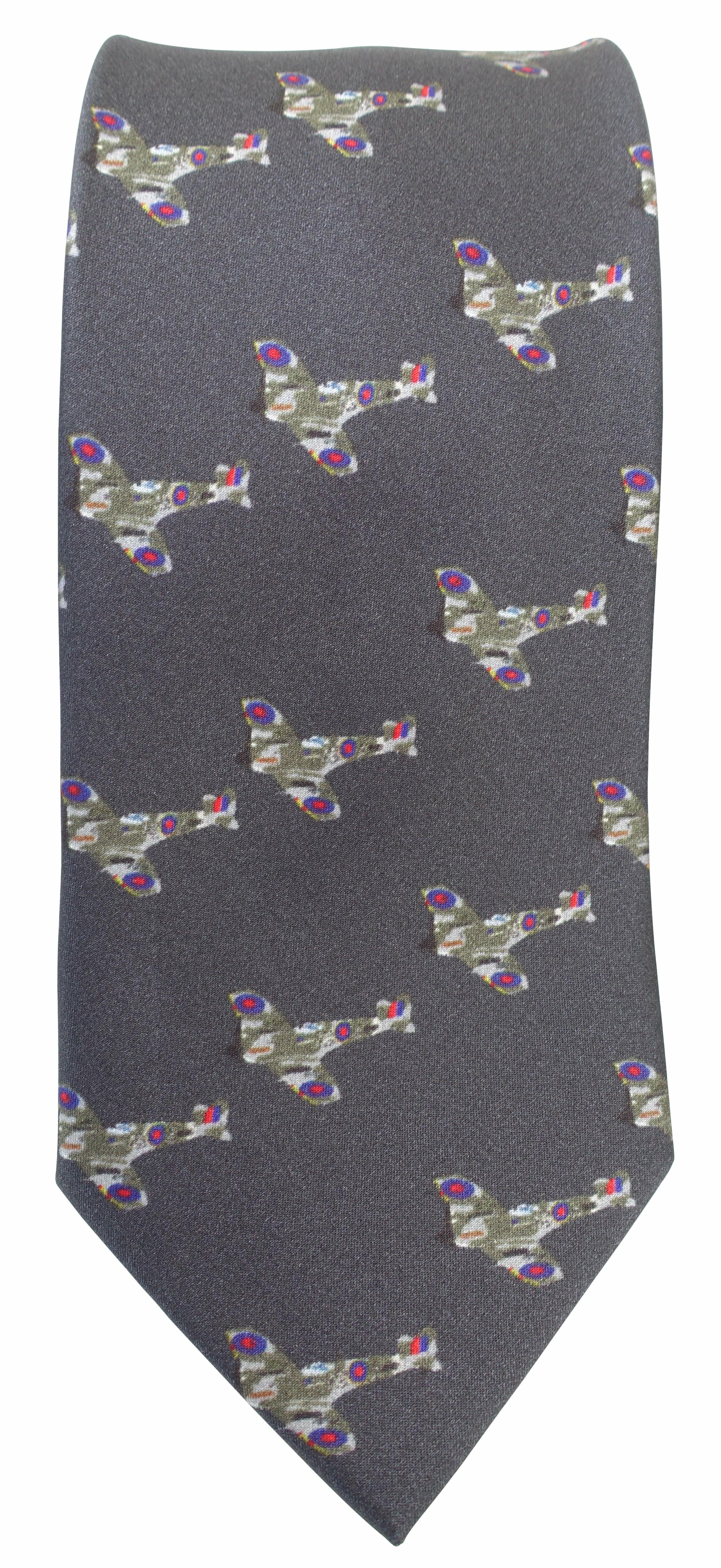 Spitfire print Tie - Blooms of London - Designs inspired by nature