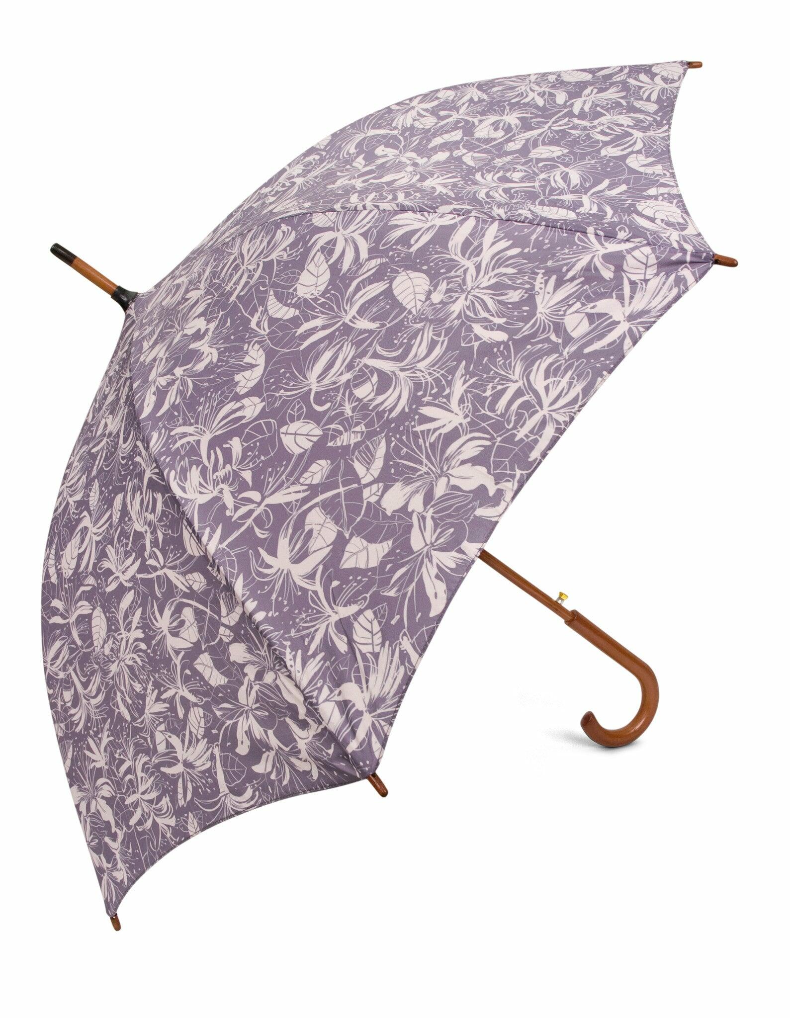 Honeysuckle Beige Umbrellas - Blooms of London - Designs inspired by nature