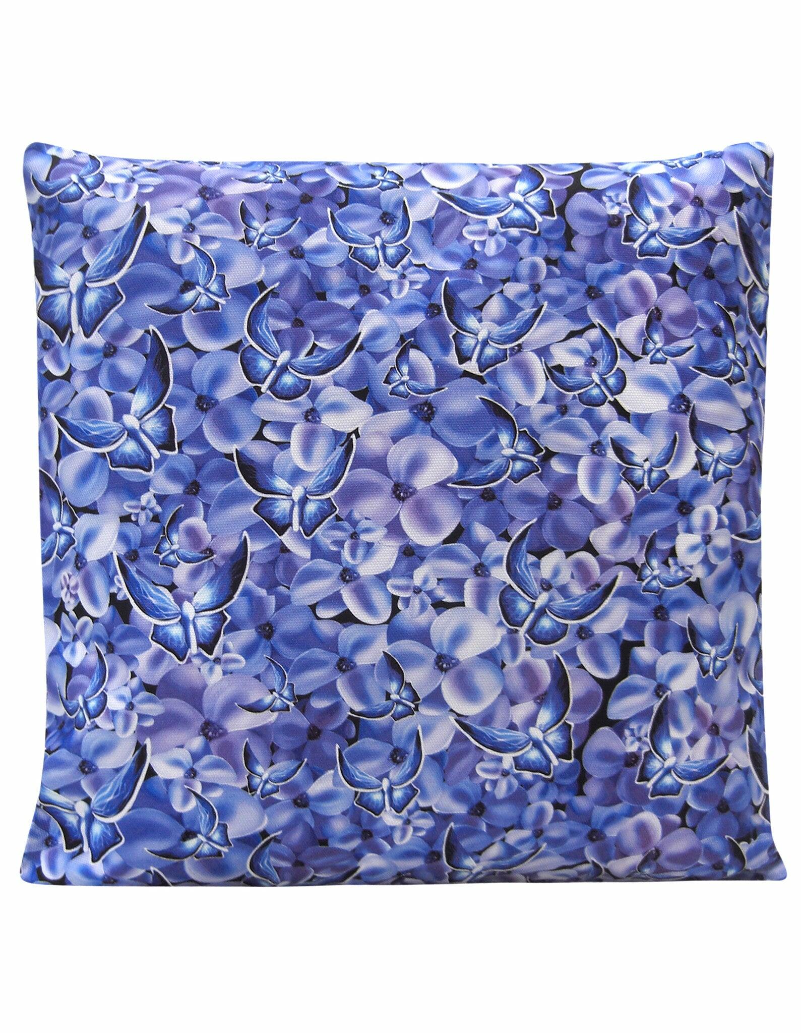 Blue Butterflies Design Cushion - Blooms of London - Designs inspired by nature