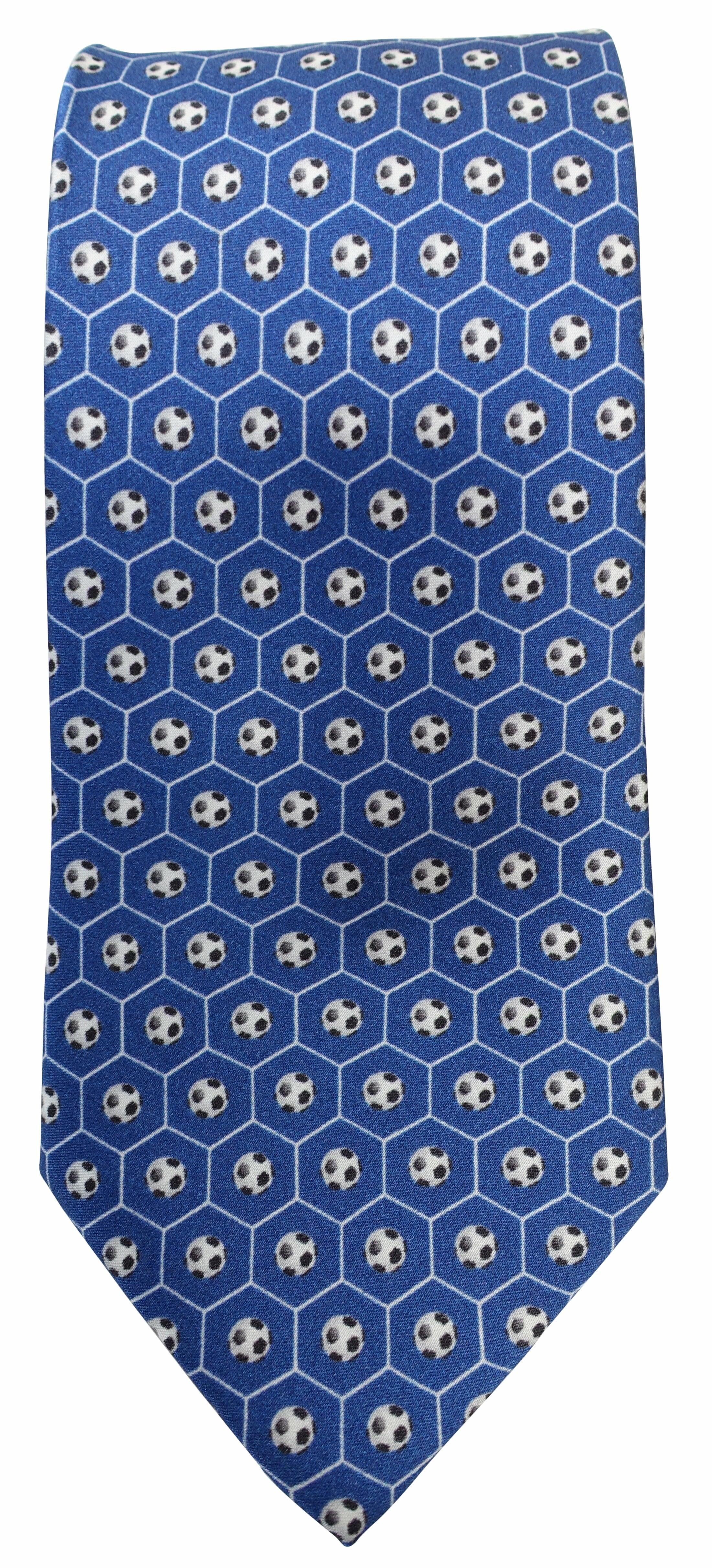 Football print Tie - Blooms of London - Designs inspired by nature