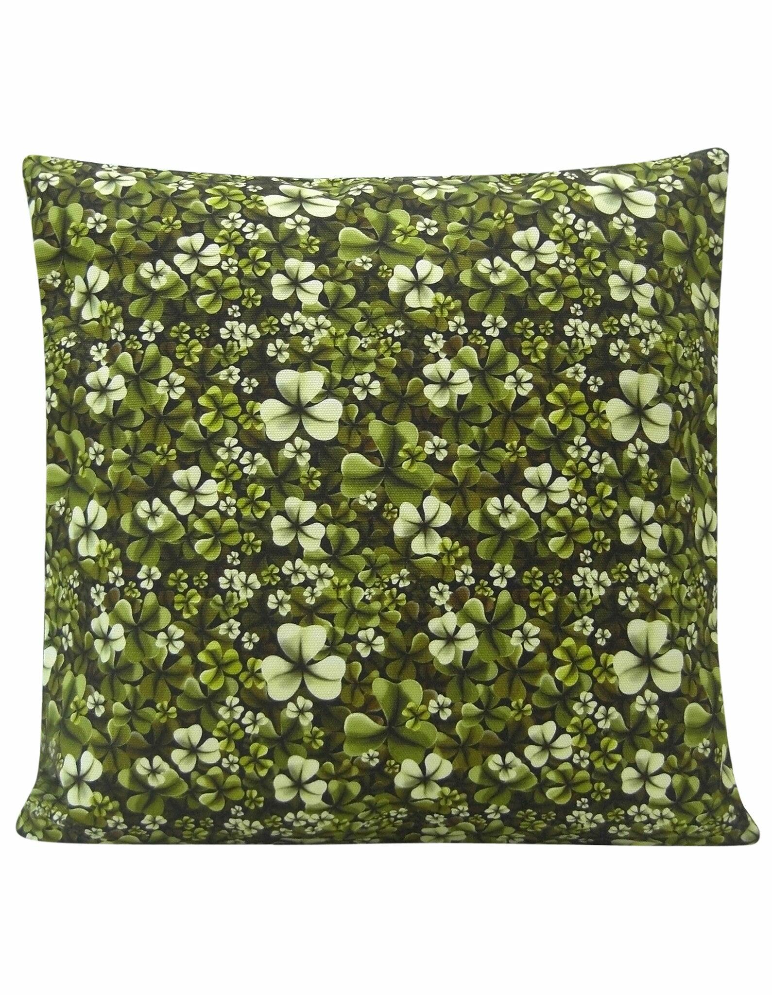 Shamrock Design Cushion - Blooms of London - Designs inspired by nature