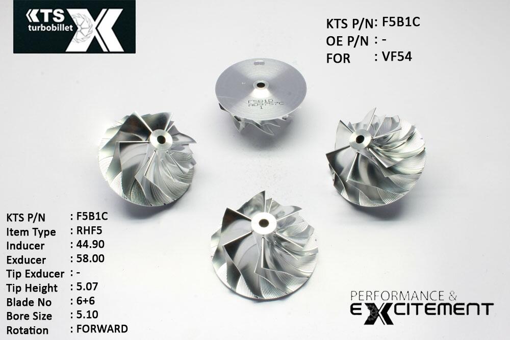 Mfs Compressor Buy your KTS MFS MFSF5B1C Performance Lightweight Turbo Billet ...